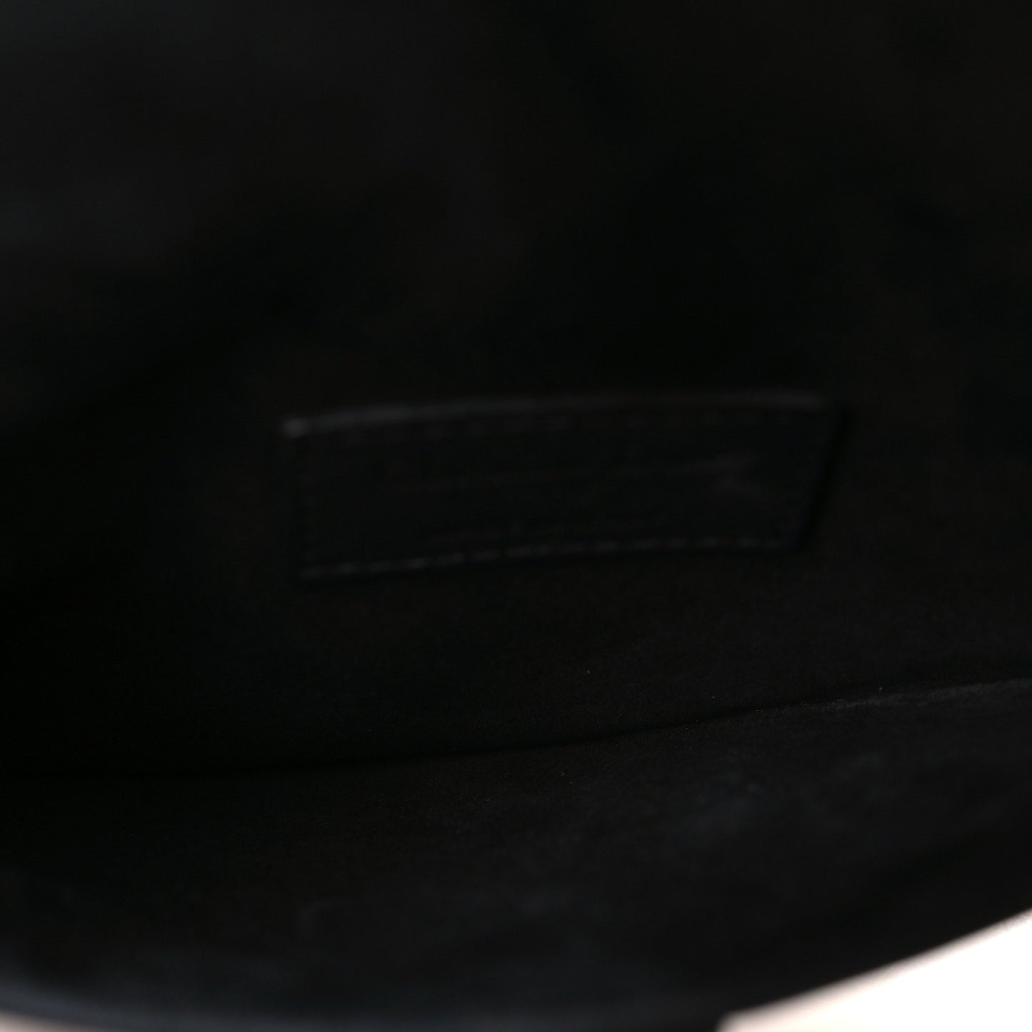 Ultra Matte Calfskin Saddle Belt Bag Black
