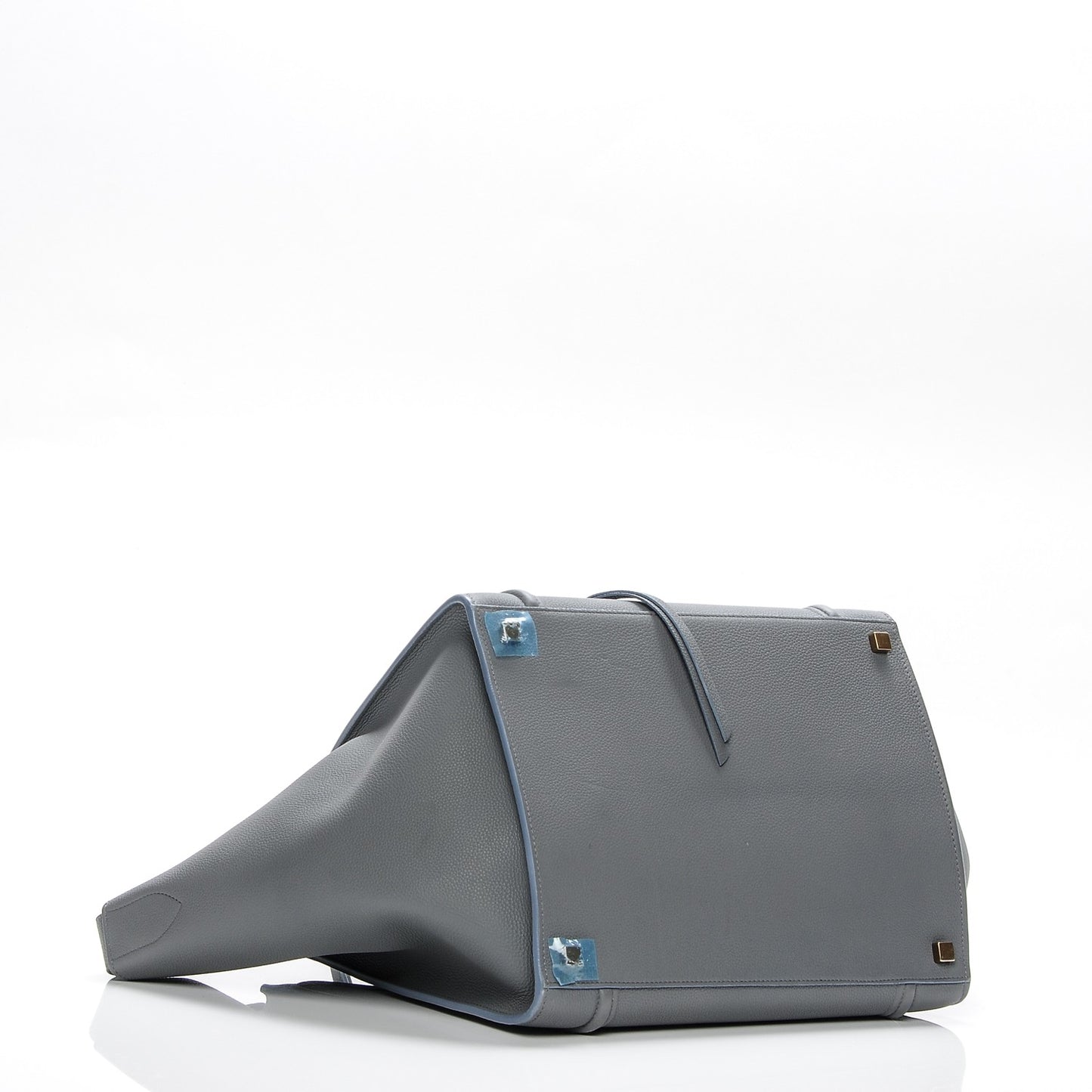 Baby Grained Calfskin Medium Phantom Luggage Kohl