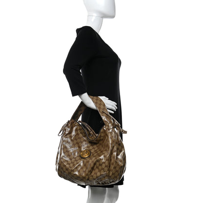 Gucci Crystal Monogram Hysteria Hobo 2 of 10