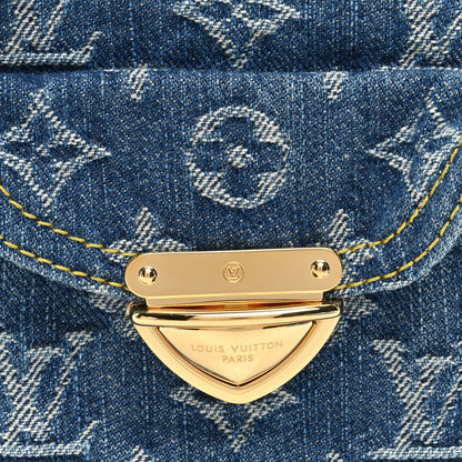 Louis Vuitton Denim Fairfax Pochette Blue 7 of 9