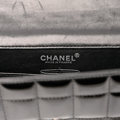 Chanel Patent Chocolate Bar Chain Clutch Black 6 of 11