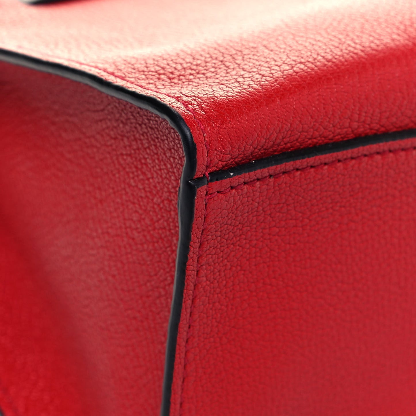 Goatskin Madras Click Top Handle Fuoco Black