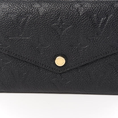 Louis Vuitton Empreinte Compact Curieuse Wallet Black 8 of 8