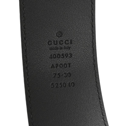 Gucci Calfskin Double G 40mm Belt 75 30 Black 5 of 8