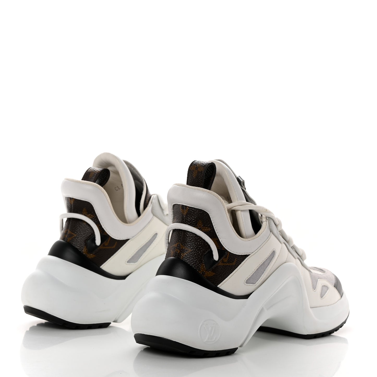 Patent Monogram LV Archlight Sneakers 38 White