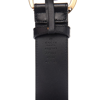 Gucci Calfskin Double G 40mm Belt 85 34 Black 3 of 5