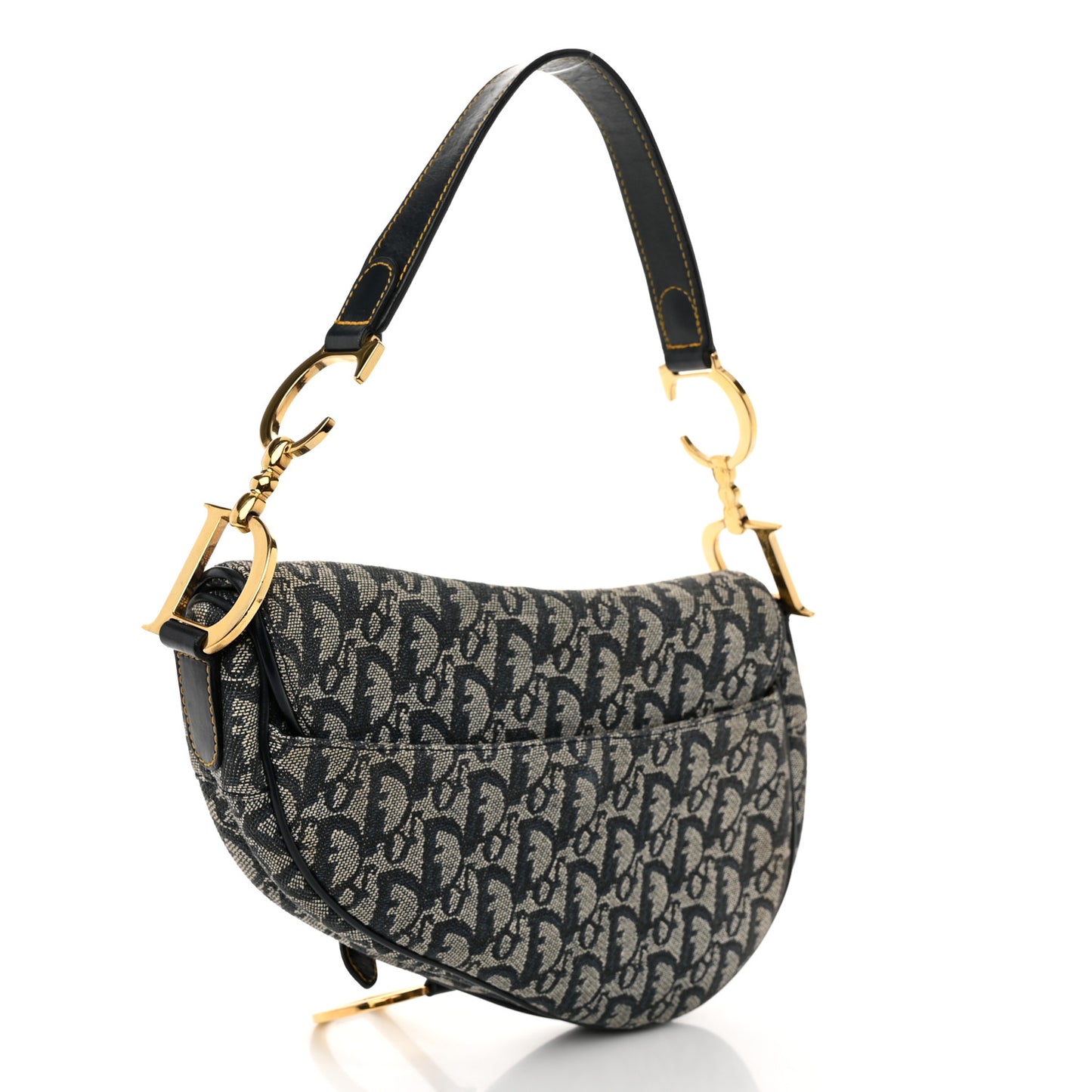Monogram Saddle Bag Blue