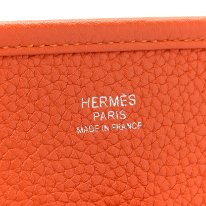 Hermes Taurillon Clemence Evelyne III PM Orange 6 of 12