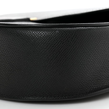 Celine Grained Calfskin Medium Trotteur Black 10 of 13