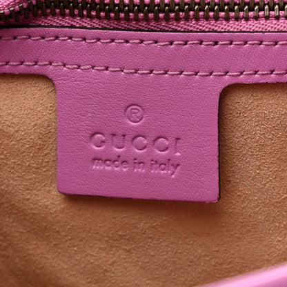 Gucci Calfskin Matelasse Medium GG Marmont Shoulder Bag Candy Mousse 6 of 10