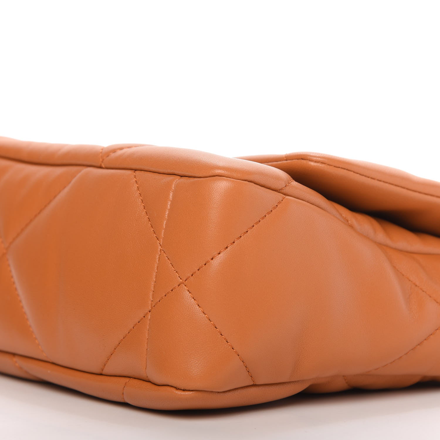 Chanel Lambskin Quilted Medium Chanel 19 Flap Light Brown 7 of 11