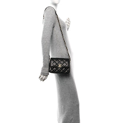 Chanel Shiny Caviar Quilted Mini Flap Black 3 of 10