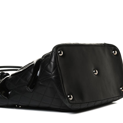 Chanel Calfskin Quilted Large Cambon Tote Black 9 of 19