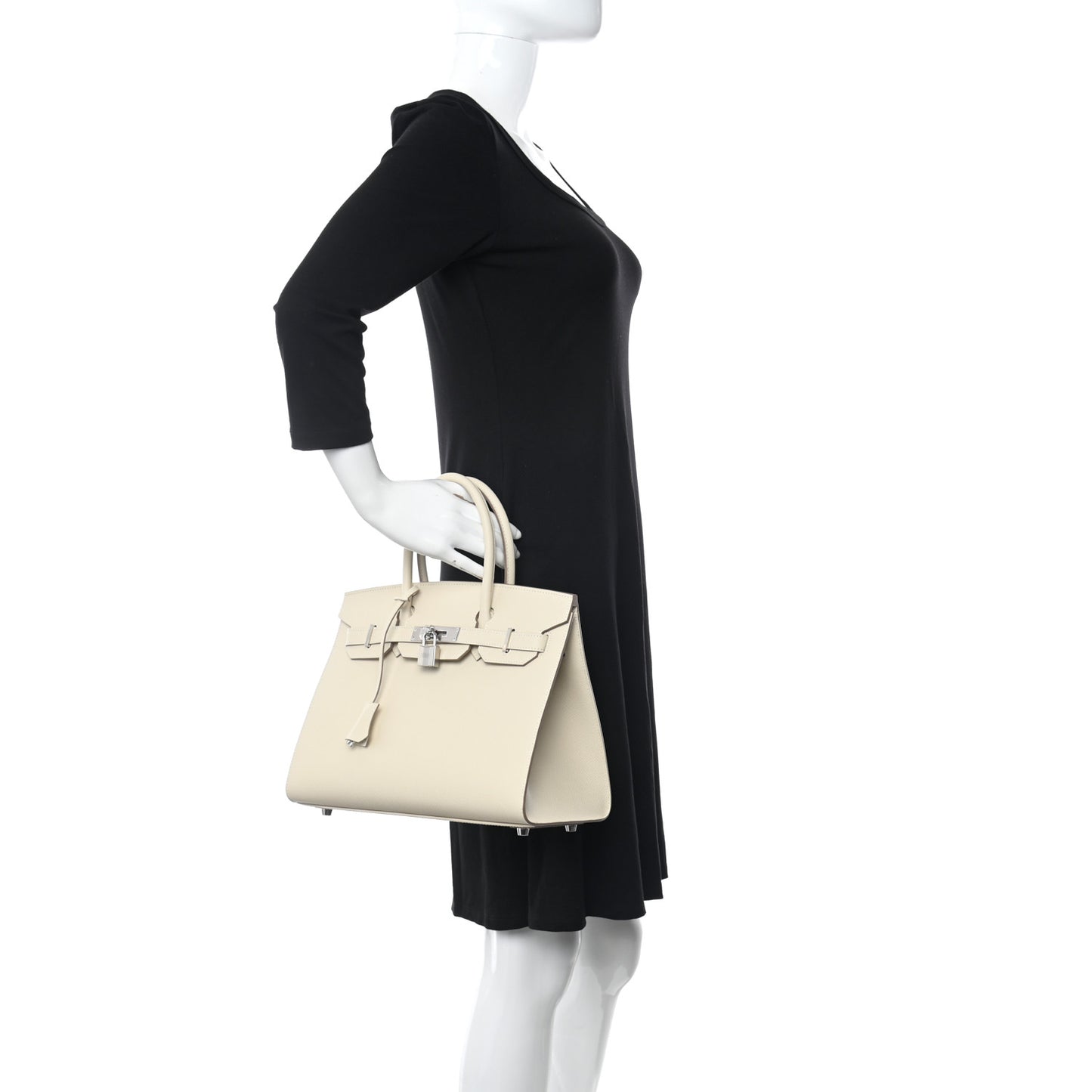 Epsom Birkin Sellier 30 Craie