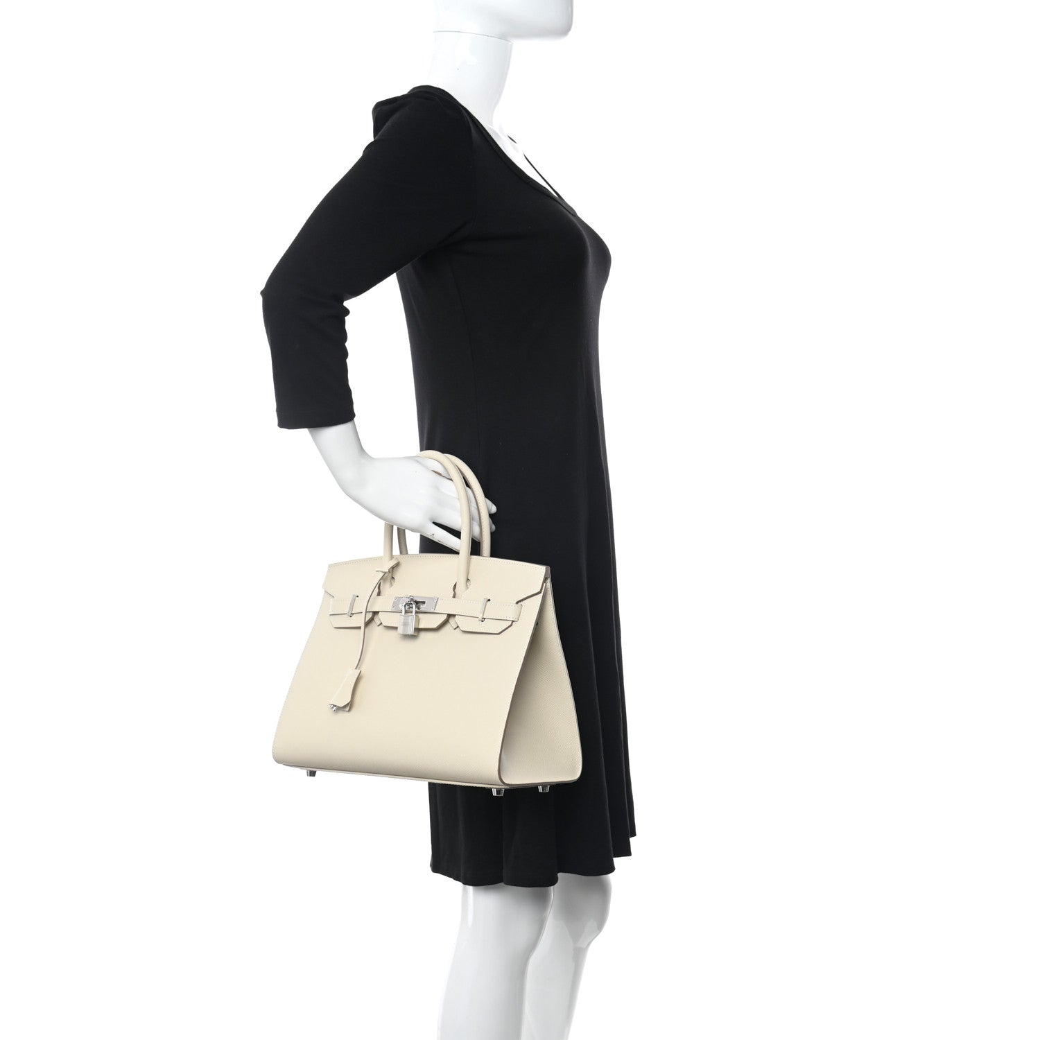 Hermes Epsom Birkin Sellier 30 Craie 2 of 11