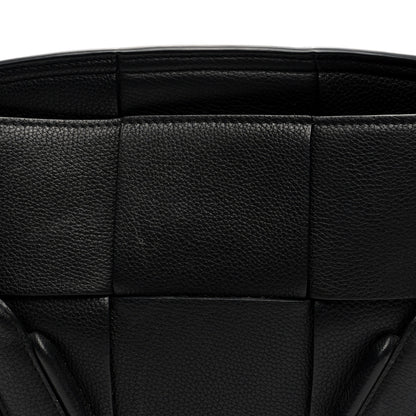 Bottega Veneta Grained Calfskin Maxi Intrecciato Small Arco Black 7 of 12