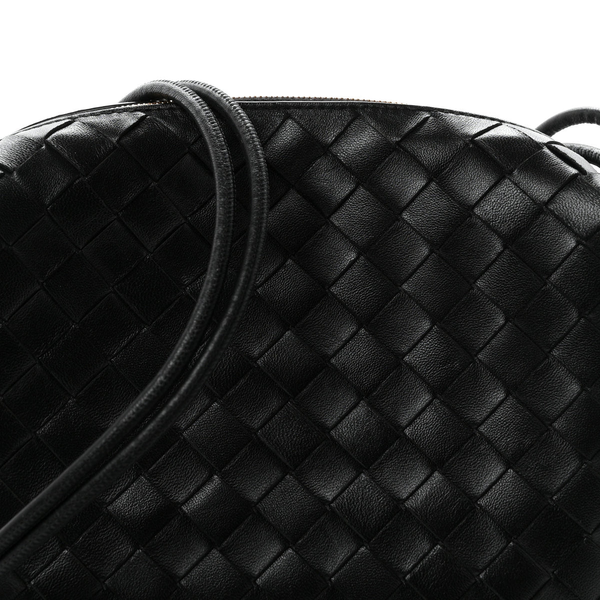 Bottega Veneta Nappa Intrecciato Small Loop Camera Bag Black 8 of 10