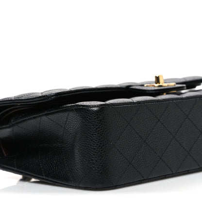 Chanel Caviar Quilted Medium Double Flap Black 9 of 11