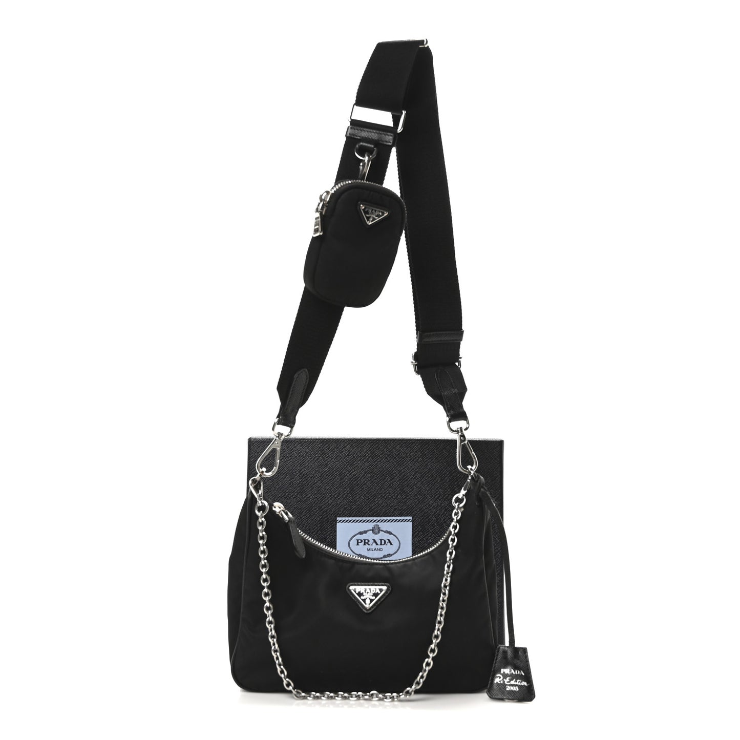 Nylon Re-Edition 2005 Shoulder Bag Black