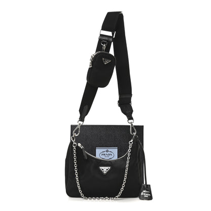 Prada Nylon Re-Edition 2005 Shoulder Bag Black 11 of 12