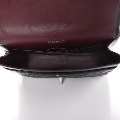 Chanel Lambskin Quilted Jumbo Double Flap Black 6 of 12