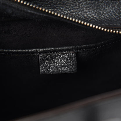 Celine Drummed Calfskin Nano Luggage Black 6 of 13