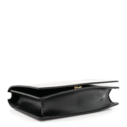 Saint Laurent Smooth Calfskin Monogram Crossbody Bag Black 4 of 10