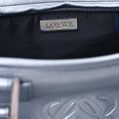 Loewe Metallic Calfskin Amazona 28 Silver 6 of 11
