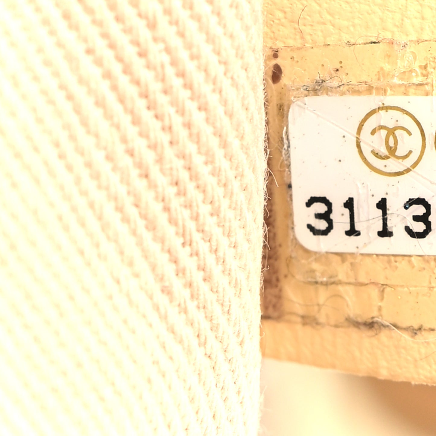 Lurex Boucle Medium Deauville Tote White