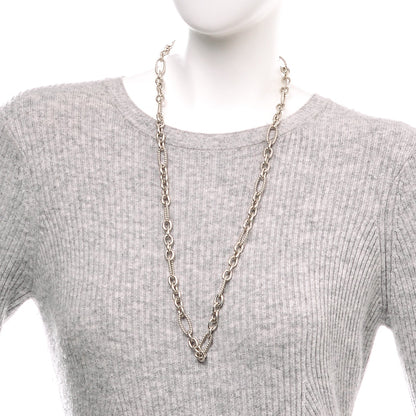 David Yurman Sterling Silver Figaro Chain Necklace 2 of 6