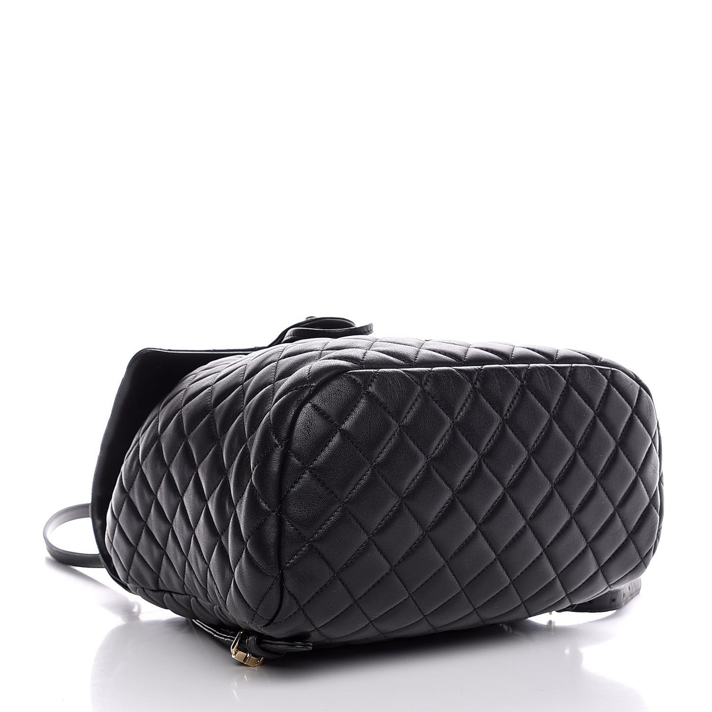 Lambskin Quilted Large Urban Spirit Backpack Black