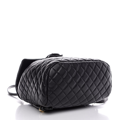 Chanel Lambskin Quilted Large Urban Spirit Backpack Black 4 of 7