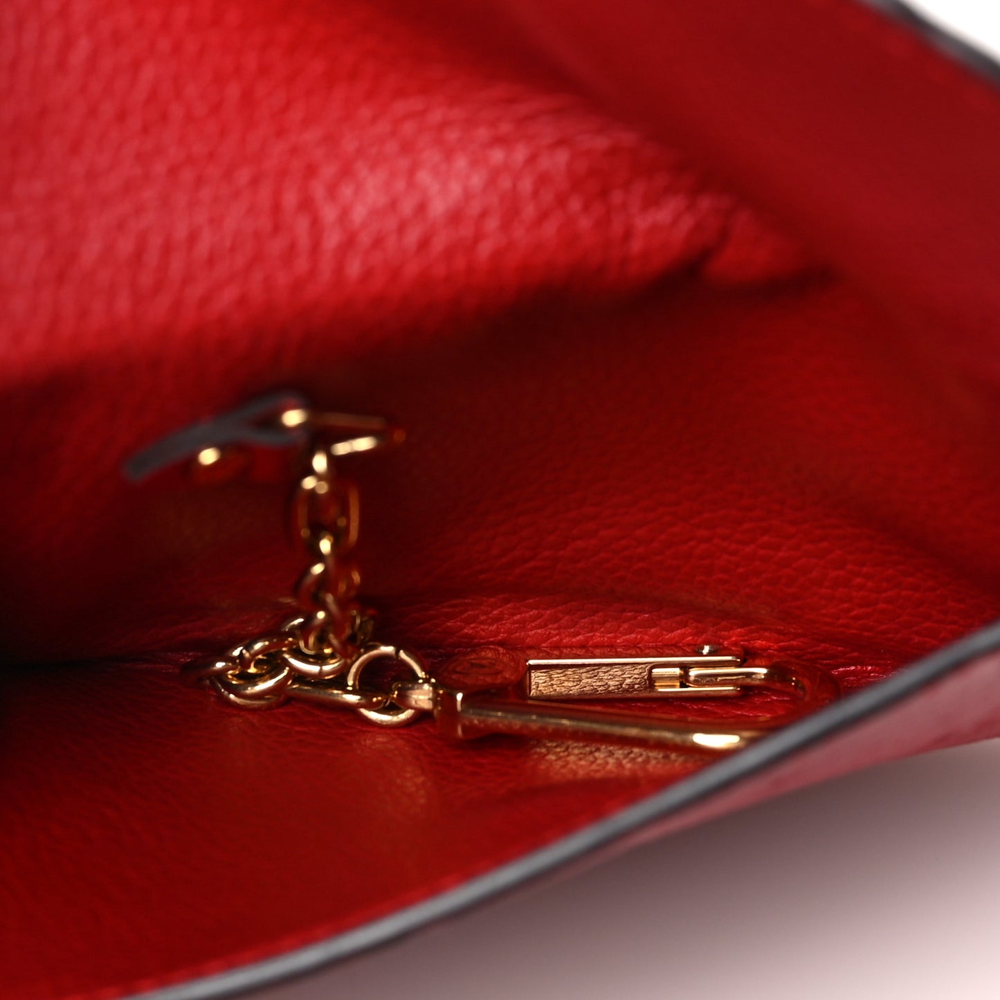 Empreinte Key Pouch Cherry