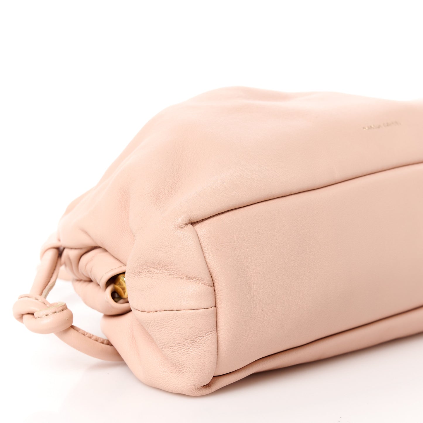 Lambskin Mini Cloud Clutch Dahlia