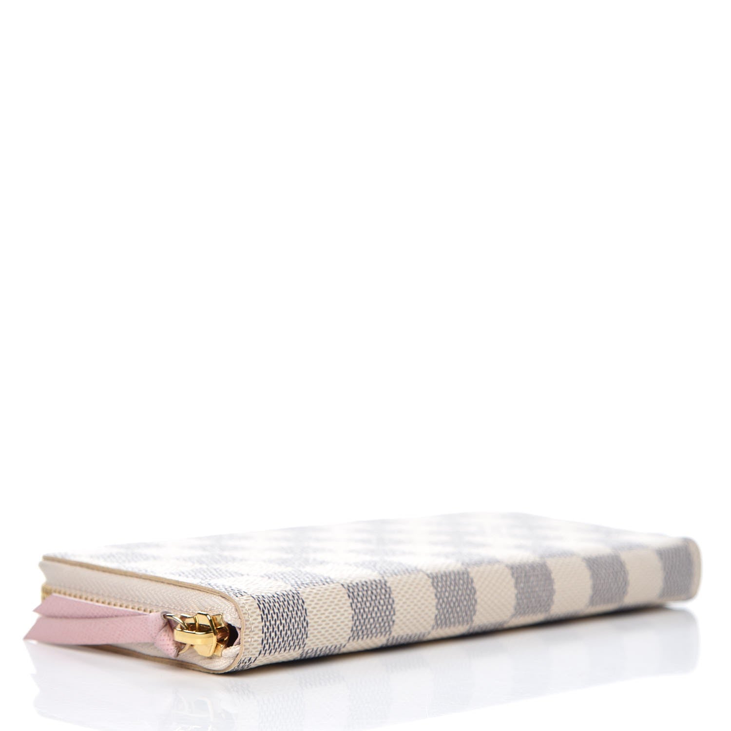 Louis Vuitton Damier Azur Clemence Wallet Rose Ballerine 4 of 7