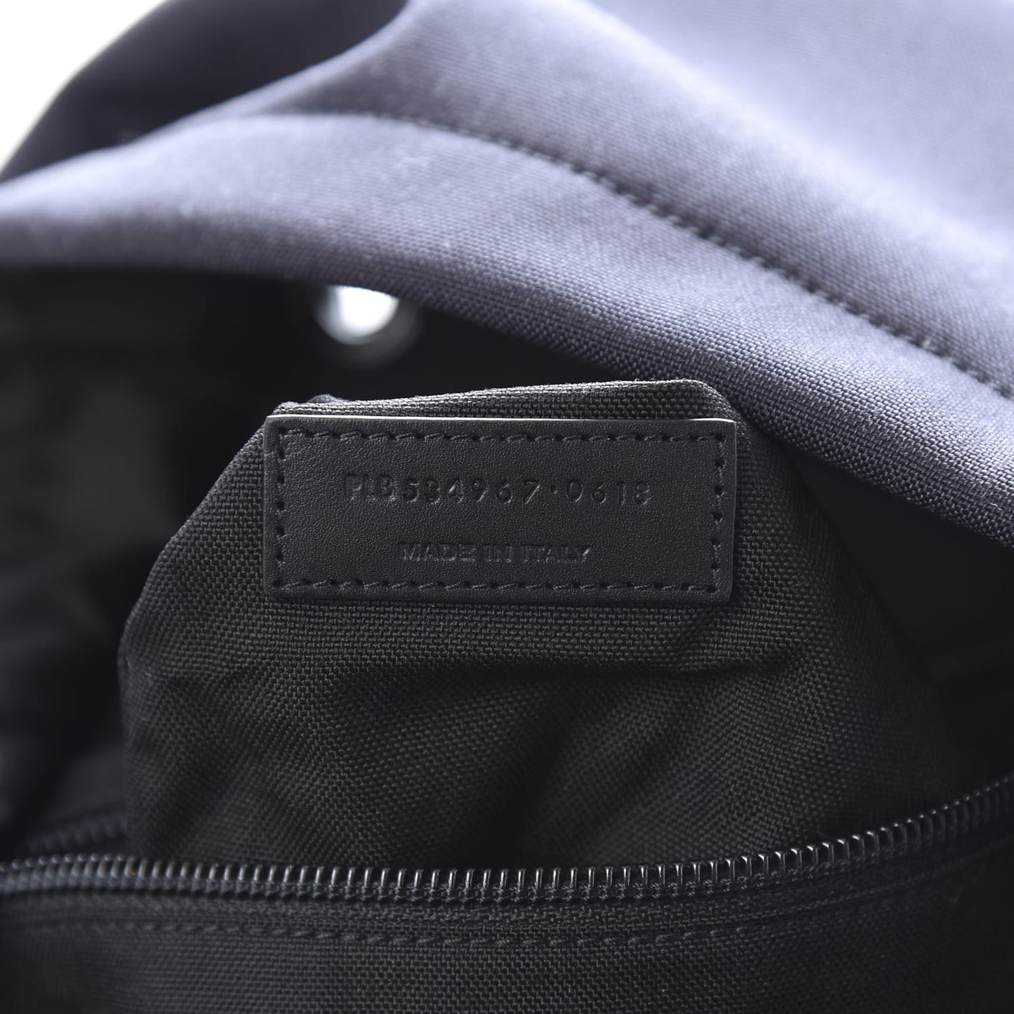Canvas Logo City Backpack Navy