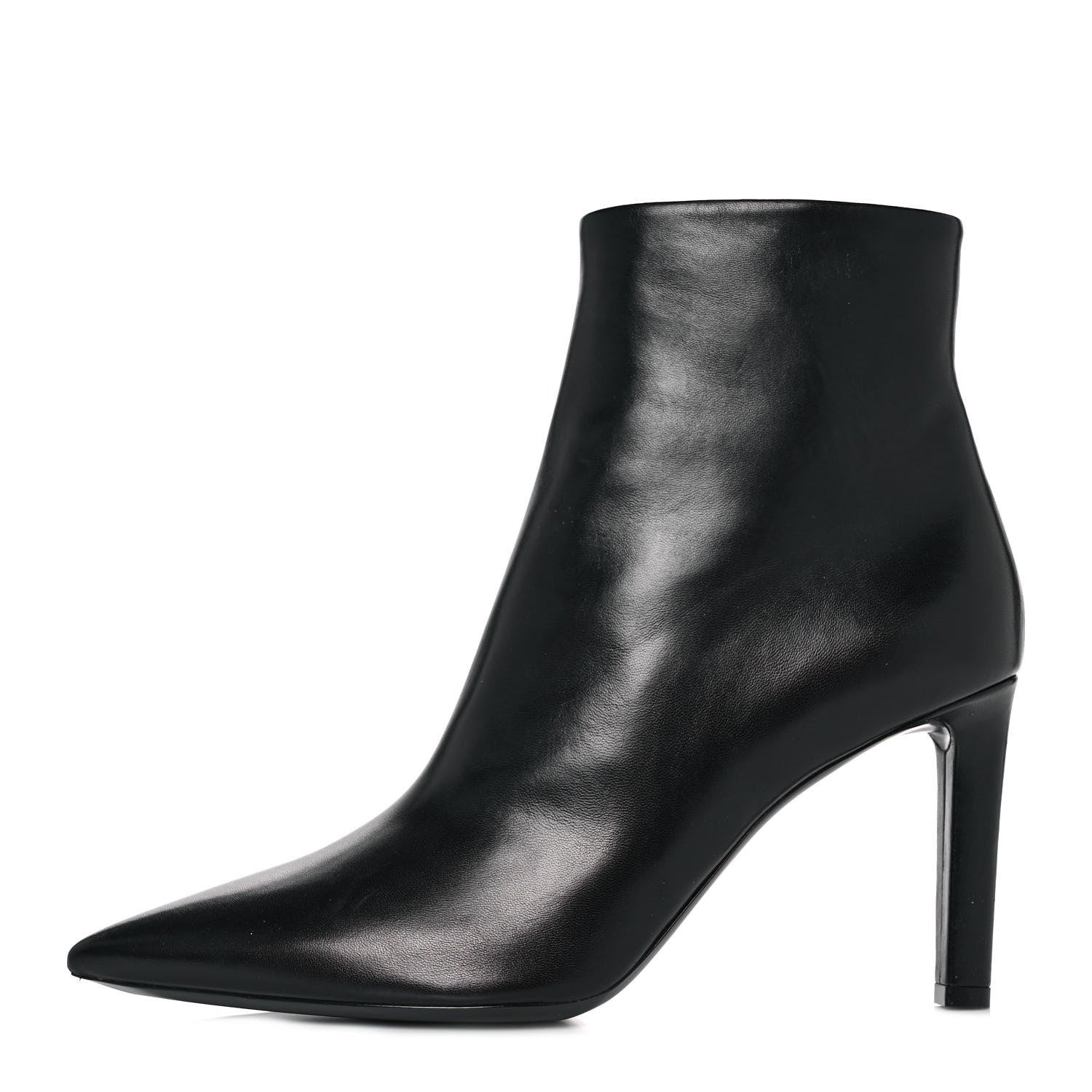 Saint Laurent Santiago Russo Kate 85 Zip Bootie 41 Black 1 of 8