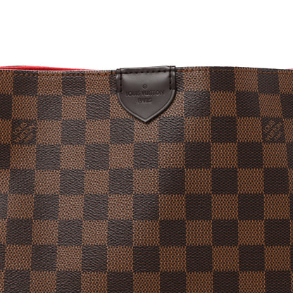 Louis Vuitton Damier Ebene Caissa Hobo Cherry 7 of 10