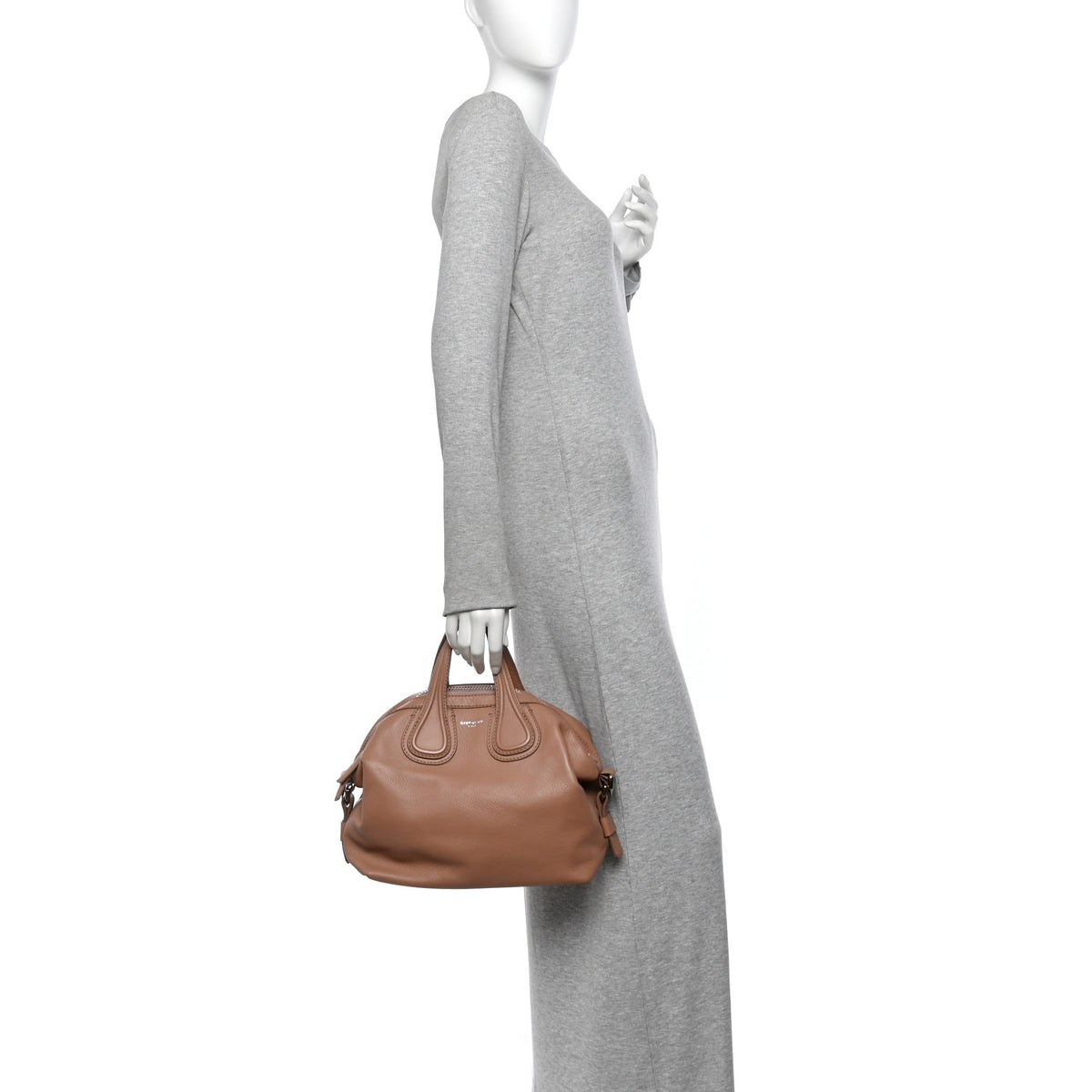 Givenchy Waxy Grained Calfskin Small Nightingale  Caramel 2 of 10