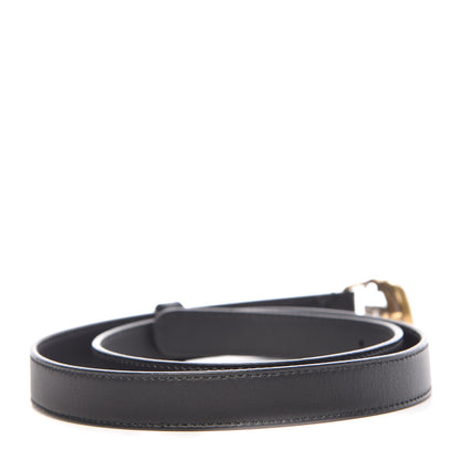 Gucci Calfskin Double G 20mm Belt 85 34 Black 3 of 6