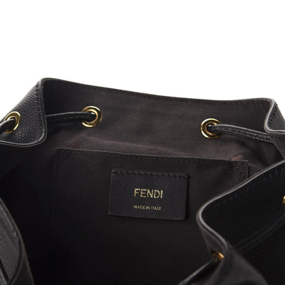 Fendi Vitello Cruise F is Fendi Drawstring Backpack Black 5 of 12