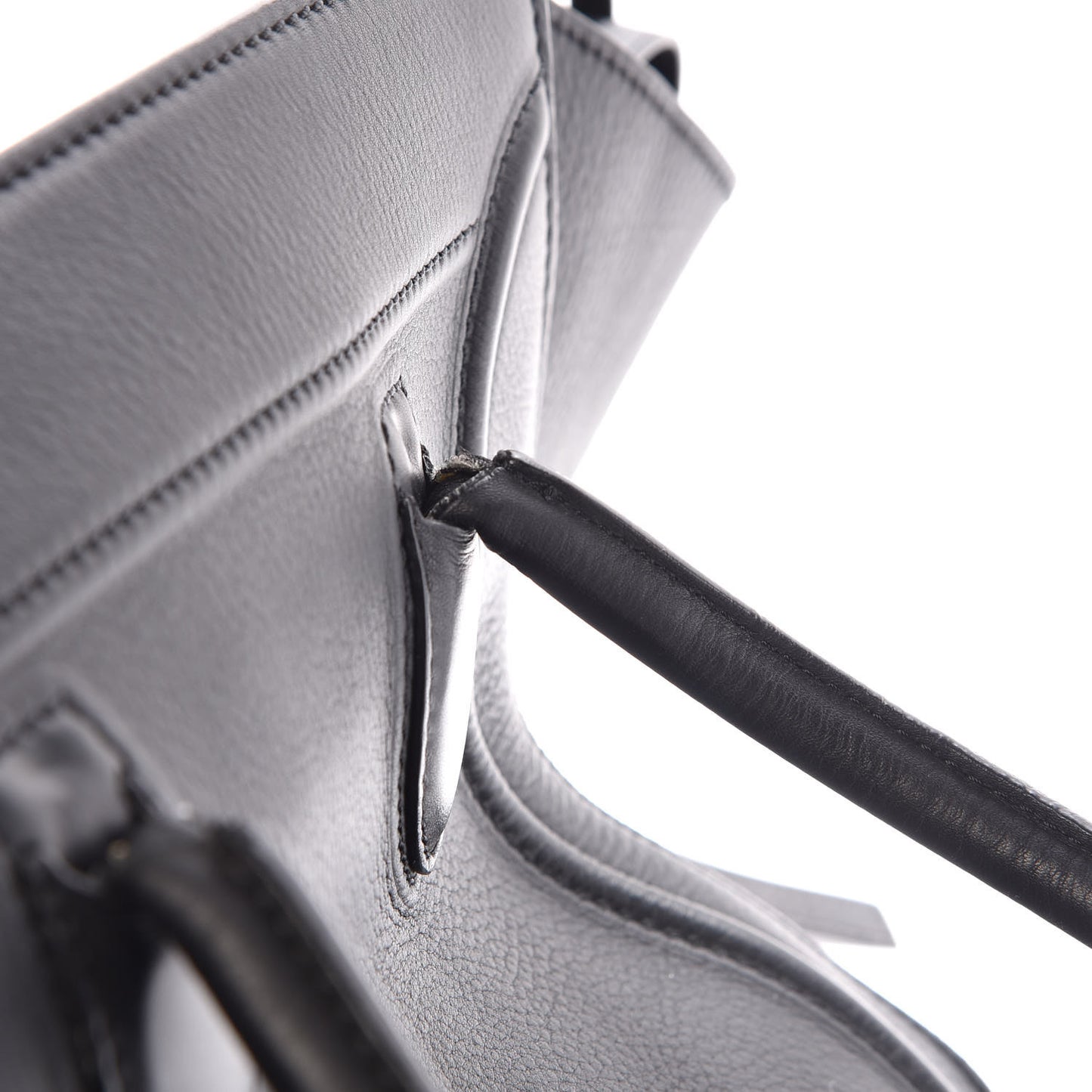 Supple Calfskin Medium Phantom Luggage Black