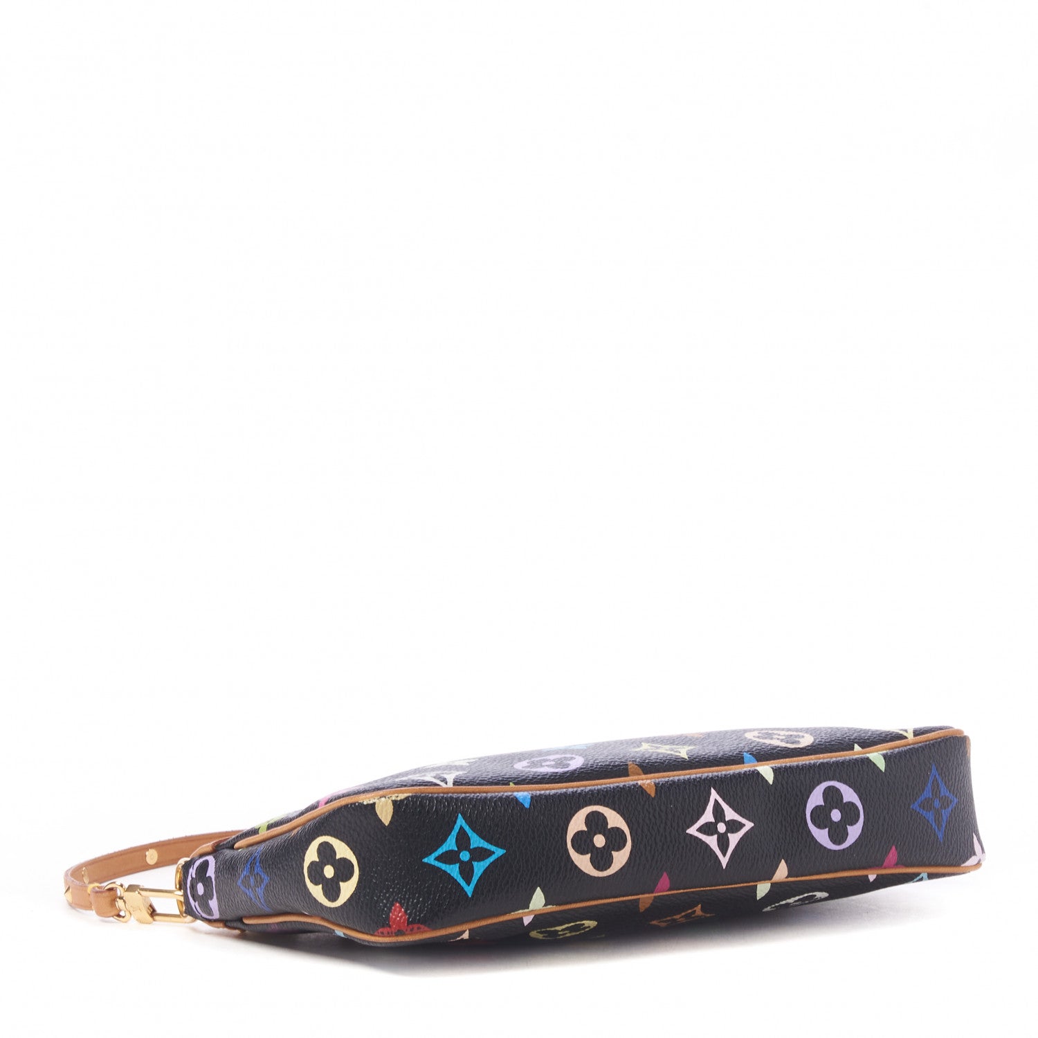 Louis Vuitton Monogram Multicolor Pochette Accessories Black 4 of 8