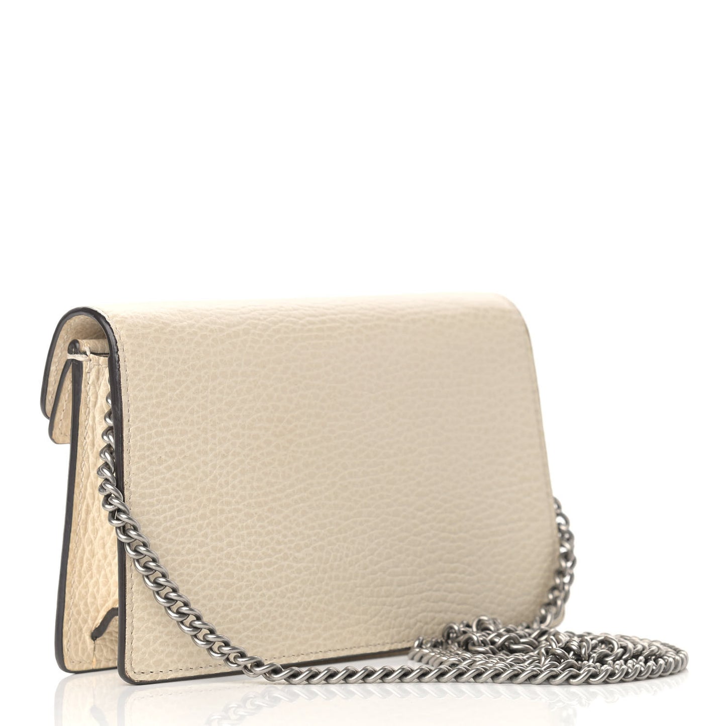 Dollar Calfskin Crystal Super Mini Dionysus Shoulder Bag Mystic White Black Diamond