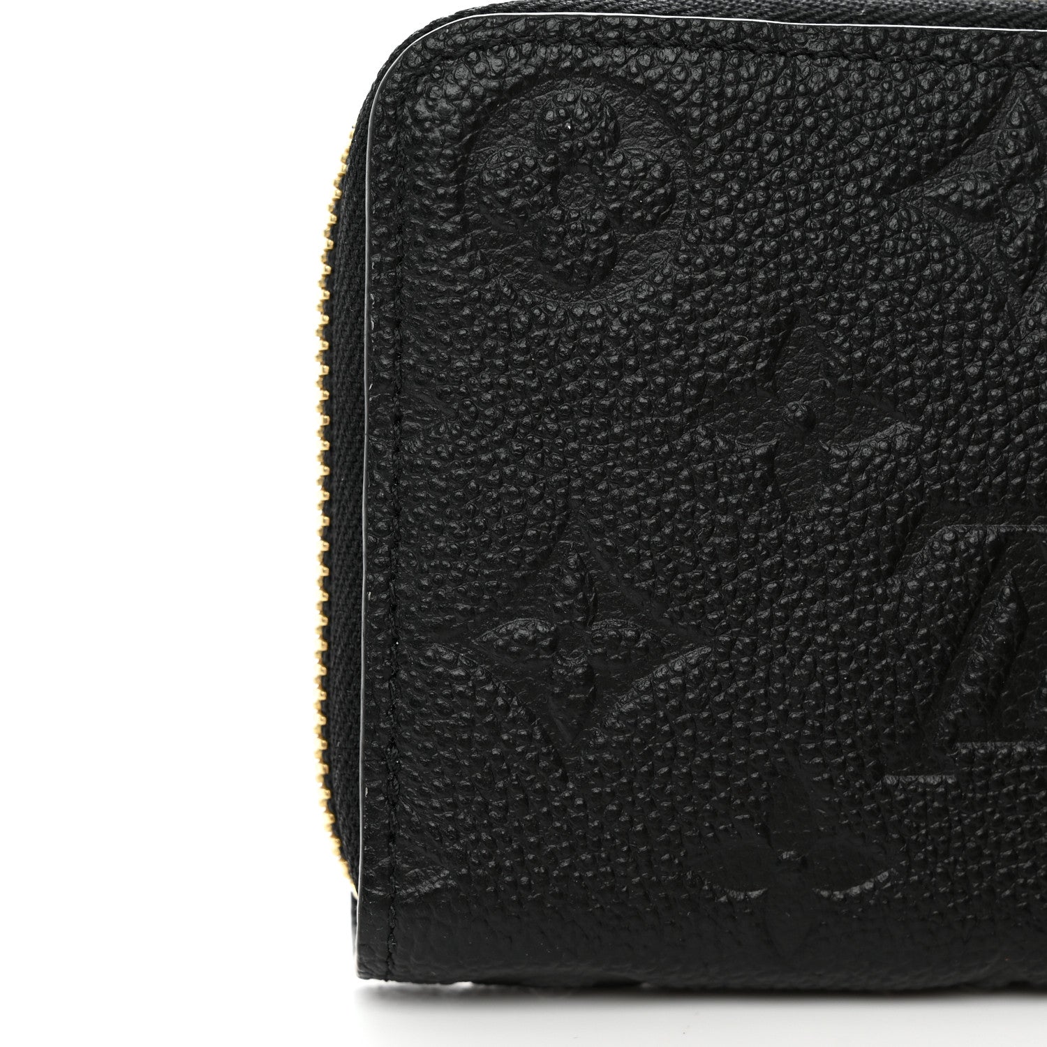 Louis Vuitton Empreinte Clemence Wallet Black 7 of 8