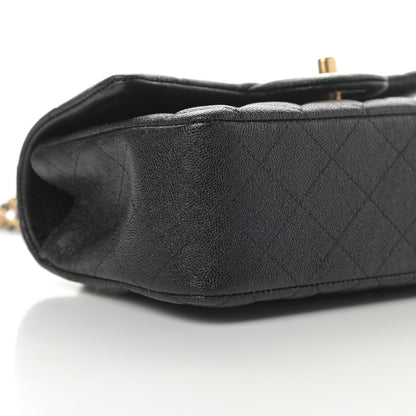 Chanel Caviar Quilted Mini Top Handle Rectangular Flap Black 9 of 12