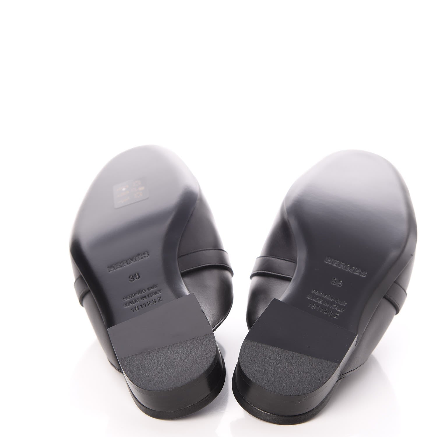 Hermes Calfskin Oz Mules 36 Black 5 of 8