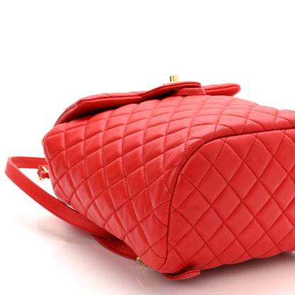 Chanel Calfskin Quilted Small Urban Spirit Backpack Red 9 of 11