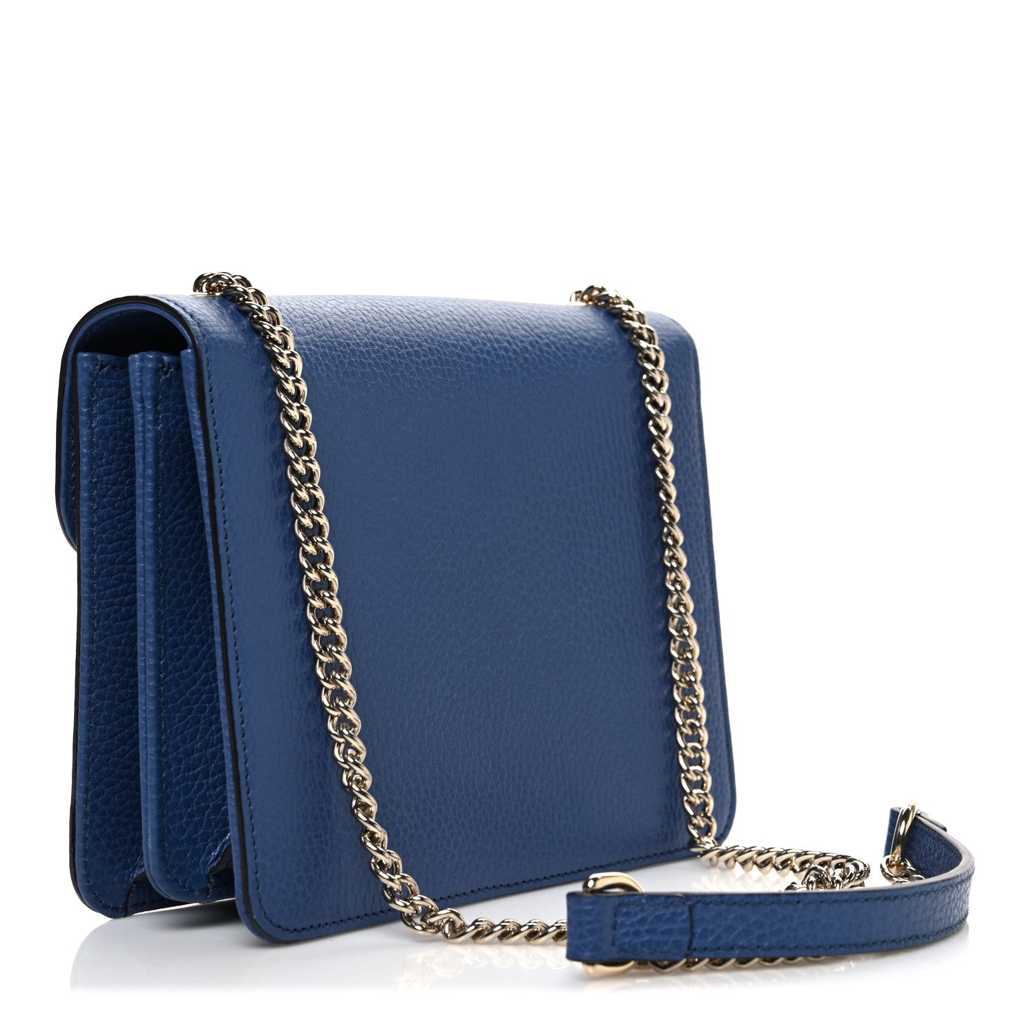 Gucci Dollar Calfskin Small Interlocking G Shoulder Bag Caspian 3 of 11