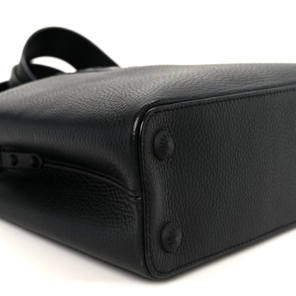 Louis Vuitton Taurillon Capucines BB Matte Black 8 of 9